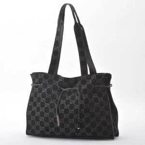 Gucci Monogram Black Tote
